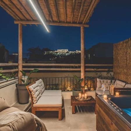 Luxury Apartment With Acropolis View Terrace And Jacuzzi - Living Stone Moonstone Αθήνα Εξωτερικό φωτογραφία